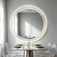 Miroir de salle de bain intelligent à LED à économie d'énergie, anti-buée, étanche, export direct d'usine OEM/ODM
