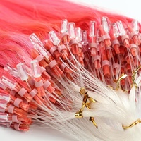 Extensiones de Cabello Humano Ruso con Microperlas, Teñidas, Remy, Doble Trama, Trama Simple, Largas, Invisibles, Sin Costuras, Nano Micro Ring
