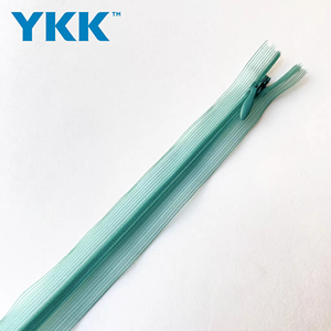 Grosir ritsleting tak terlihat nilon 2 # renda tenun dengan Slider gigi tersembunyi untuk pakaian & tekstil rumah dibuat plastik harga pabrik - Product Image 1