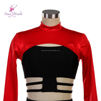 26084 rouge et blanc Ballet justaucorps haut et pantalon ensemble Costumes de danse lyrique vêtements de danse