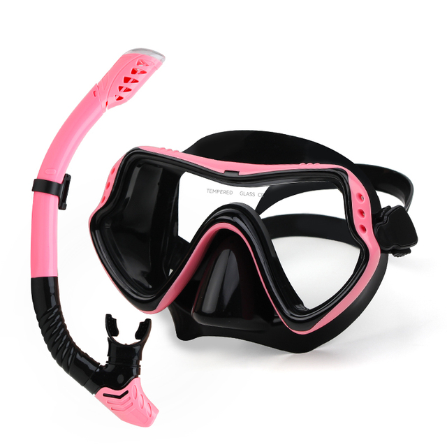 XIALE High Performance Glass Snorkel and Scuba Diving Mask with Anti-Fog Feature Effortless Diving Experience