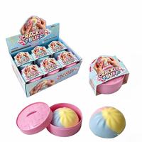 Jouets Squishies Créatifs en Forme de Raviolis Croustillants, Jouets Sensoriels Anti-Stress, Cadeaux de Fête