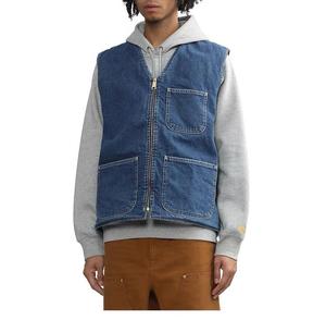 OEM 하이 퀄리티 사용자 정의 로고 남자의 멀티 포켓 도구 조끼 야외 작업 조끼 셰르파 데님 조끼 - Product Image 2