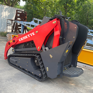 Derette V1000 Mini Skid chỉ đạo Bộ nạp Trung Quốc nhà máy nóng bán kết thúc trước theo dõi máy bốc hàng với CE Kubota động cơ - Product Image 2