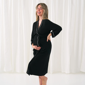 Бамбуковый халат с поясом - Product Image 5