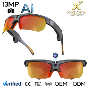 Gafas inteligentes V8 de 13MP con estabilización de imagen, grabación de video, grabación de audio, llamadas por BT, reproducción de música, gafas deportivas para exteriores - Product Image 1