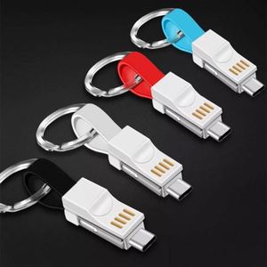 Cables de Datos USB 4 en 1 de Alta Calidad con Logotipo Personalizado, Llaveros de Carga, Cable Tipo C, Regalo Promocional - Product Image 4