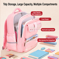Sac à dos scolaire imperméable grande capacité pour enfants, cartable ergonomique pour adolescents, idéal pour filles et garçons, activités de plein air