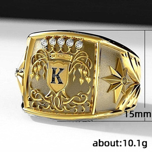 Anello con Design a Corona, Stile Creativo, Anello da Dito per Uomo - Product Image 5