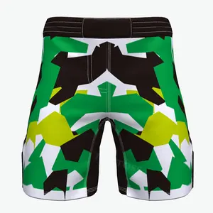 Entwerfen Sie Ihre eigenen Boxing Fight MMA Shorts Sublimierte Muay Thai Shorts Großhandel Workout Kleidung Männer Fight Shorts