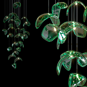 Trang Trí Nội Thất Thiết Kế Mới Đèn Chùm LED Lớn Tùy Chỉnh Cầu Thang Sảnh Khách Sạn - Product Image 5