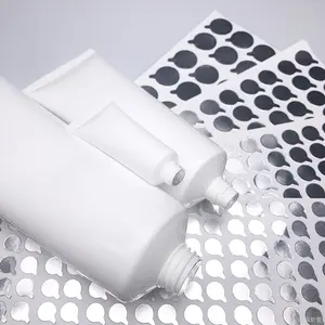 Aluminium foil sealing stickers with handle for toothpaste hose cosmetics bottle chemical tube mouth seals