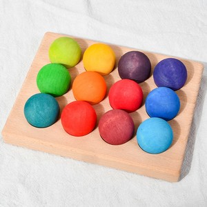 Sólido colorido personalizado arco bebé Montessori juego educativo piedra puente Arco Iris madera juguete apilamiento apilador chico bloques <span class=keywords><strong>de</strong></span> construcción - Product Image 4