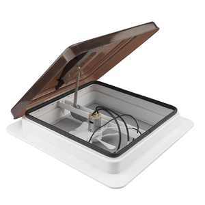 Ventilatore da Tetto per <span class=keywords><strong>Camper</strong></span> 14 Pollici, Universale con Coperchio Bianco e Ventola 12V a 6 Pale, Anello di Finitura Bianco - Product Image 6