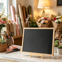 Tableau noir en bois massif de pin naturel, sur mesure, avec cadre en bois, pour décoration de café, restaurant, bureau - Vente en gros