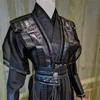 Vêtements traditionnels chinois Hanfu pour hommes - Style vintage de cosplay japonais de samouraï avec un design ancien de Tang Pak