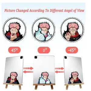 Nota della morte <span class=keywords><strong>L</strong></span> notte luna dio Ryuk 3D gradiente illusione adesivo dinamico personaggio Anime adesivo adesivo per auto - Product Image 4