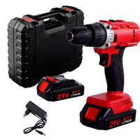 Perceuse sans fil à batterie lithium-ion 21V la plus vendue avec moteur sans balais, ensemble d'outils portables comprenant embouts de perçage et tournevis