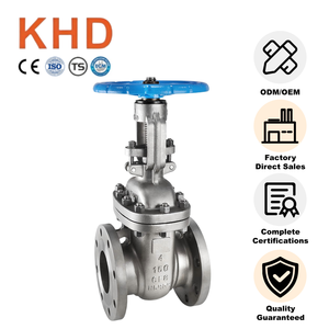 KHD API ANSI Vanne à vanne <span class=keywords><strong>électrique</strong></span> pneumatique à basse température en acier inoxydable Vanne à vanne hydraulique manuelle - Product Image 1