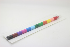 Échantillon gratuit empilables faveurs colorées à construire ensemble de crayons <span class=keywords><strong>arc</strong></span>-<span class=keywords><strong>en</strong></span>-<span class=keywords><strong>ciel</strong></span> bricolage pour l'école bureau fête d'anniversaire crayons empilables - Product Image 6
