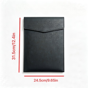 Cartella Portadocumenti <span class=keywords><strong>in</strong></span> Pelle PU Formato <span class=keywords><strong>A4</strong></span> Impermeabile con Bottone a Pressione, Porta Documenti per Ufficio e Business - Product Image 6