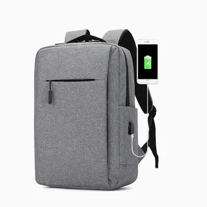 大容量城市休闲男士旅行徒步运动包USB端口防水牛津笔记本电脑背包男士包包男