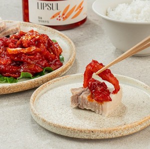 Ensalada de Pollock Picante, Dulce y Agridulce Coreana Myeongtae Hoe, Lista para Comer, Sashimi de Mariscos Banchan, 400g, Congelada, OEM - Product Image 1