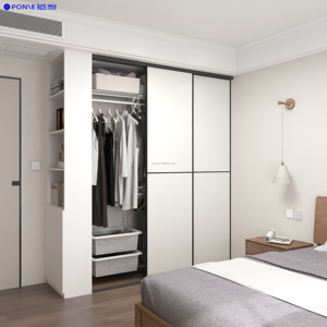 <span class=keywords><strong>Dressing</strong></span> de style <span class=keywords><strong>ouvert</strong></span> personnalisé haut de gamme avec ventilation et armoire murale en métal antirouille - Product Image 1