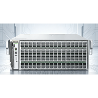 Switch Ethernet Data Center Baru Dalam Kemasan Putih SD8882-128D 128-Port 400G QSFP112 dengan QoS SNMP Kapasitas 51.2T/102.4T Bps