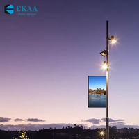 Boîtier multimédia Android EKAA, écran d'affichage publicitaire extérieur QLED pour panneaux d'affichage