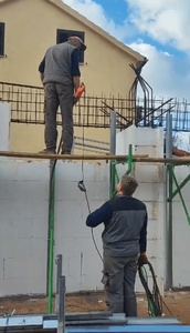 Échafaudage ICF modulaire en 3 parties, galvanisé haute résistance et thermolaqué, avec treillis de renforcement durable pour coffrage isolant préfabriqué (ICF) - Vente en gros - Product Image 4