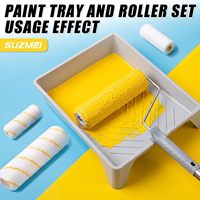 Ensemble de rouleaux à peinture 100% polyester, 9 pouces, best-seller transfrontalier, spécialement conçu pour peindre les murs, les sols, les plafonds