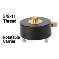 Adaptador Tribrach Giratorio Extraíble T5 con Rosca de Montaje de 5/8"-11 para Prismas GPS y GNSS en Topografía