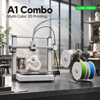 Mesin Cetak 3D Multicolor Versi Global A1 Combo Grosir untuk Studio Seni dan Model Patung