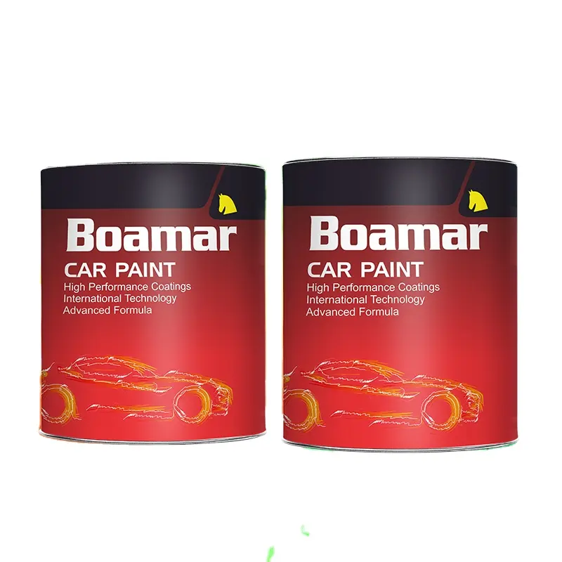 Boamar Autolack Kitt Karosserie füller Spray OEM Service Mischung Autolack Mischsystem Farbe Großhandel Lack Polyester