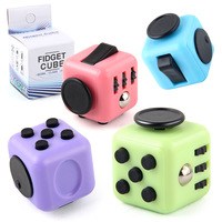 Cube anti-stress Macaron, multifonction, agréable au toucher, jouet EDC, à tenir à la main, pour enfants et adultes, TDAH
