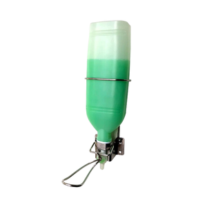 Distributeur de <span class=keywords><strong>savon</strong></span> <span class=keywords><strong>mural</strong></span> en acier inoxydable 304 de 1000 ml, manuel, pour hôpitaux et écoles, design rechargeable - Product Image 3