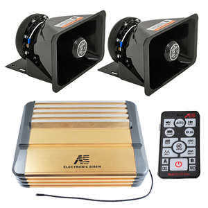 600W sirène sans fil sirène de voiture sirène de véhicule d'urgence ambulance électronique <span class=keywords><strong>pompier</strong></span> sirène amplificateur - Product Image 2
