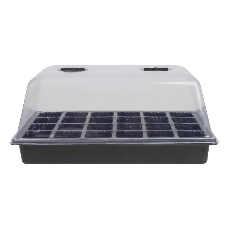 Factory Price Greenhouse Plastic Plant Germination Microgreens Growing System 12 Cells Small Holes Nursery Pot