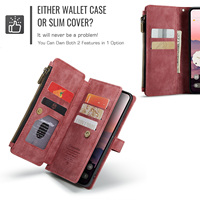 Étui portefeuille à fermeture éclair en cuir CaseMe C30 pour Google Pixel 10 Pro XL 9A 10A 8A 7A 9 8 Pro avec porte-cartes