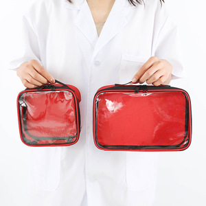 Bolsa de medicamentos portátil impermeable Borida, paquete modular de almacenamiento transparente pequeño para viajes y primeros auxilios - Product Image 4