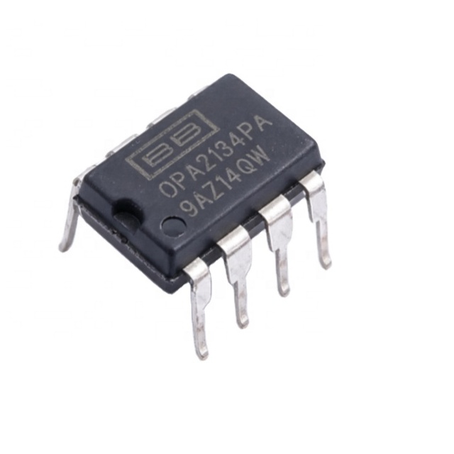 Original OPA2134PA PDIP-8 Dual HiFi Audio Op Amp FET Input Low Distortion 0.00008% THD Audio Preamp Operational Amplifier