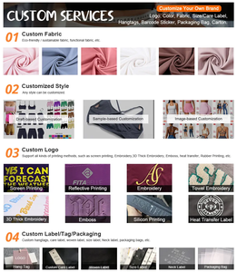 工場カスタム卸売女性スポーツジムウェアワークアウトセットタイツクロップトップ2ピースシームレス長袖フィットネスヨガブラセット - Product Image 6