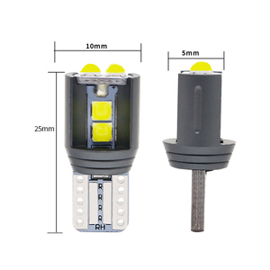 Bóng Đèn LED Canbus W5W T10 3030S 12V Đèn Vòm Bản Đồ Nội Thất Ô Tô Màu Trắng Đỏ Hổ Phách Xanh Tím Xanh Hồng Đèn Đỗ Xe Đèn Tự Động - Product Image 1