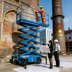 Plataforma Elevadora de Tijera Hidráulica Eléctrica - Elevador de Construcción Metálico Nuevo para Uso Doméstico y Hoteles - Product Image 3