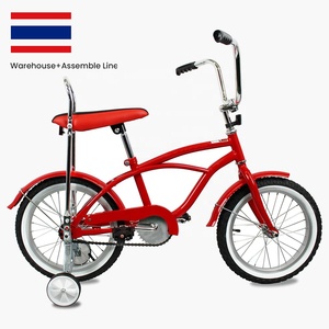 Vélos en gros Lowrider 16 pouces en acier Hi-ten avec selle banane, protège-chaîne et roues d'apprentissage - Product Image 1