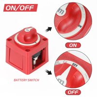 Interrupteur de déconnexion de batterie 300A 12V 24V, étanche, en plastique robuste, coupe-circuit de puissance, protégé contre l'allumage, pour usage industriel