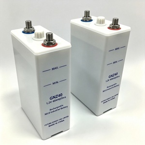 KPM40 IEC60623แบตเตอรี่อัลคาไลน์นิกเกิลแคดเมียม (NiCd) 40AH 1.2V แบบชาร์จไฟได้ GNZ40ปานกลาง - Product Image 3