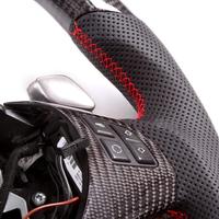 Kits de modification de volant sport en cuir et fibre de carbone pour E90 E92 E88 E93, pour moderniser les anciens modèles en nouveaux