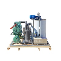 Machine à glace en flocons SINDEICE pour bateaux 1T 2T 3T 4T 5T 6T 10T 12T 15T 20T 25T 30T 316SS pour bateaux de pêche et pêche marine CE ISO